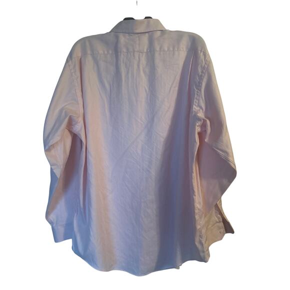 GUC Daniel Cremieux Men's Pink Button Up Dress Shirt 100% Cotton Size 17 1/2-35 - Picture 2 of 5